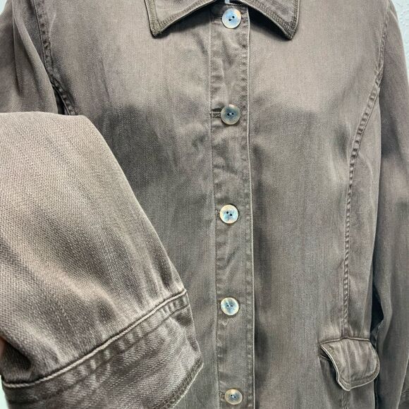 J. JILL 100% Lyocell brown jacket - Picture 2 of 6